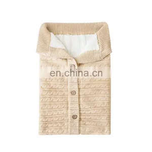 Wholesale Luxury Acrylic Knitted Kids Baby Children Super Soft Blanket Throw For Sofa Chair thumbnail-3