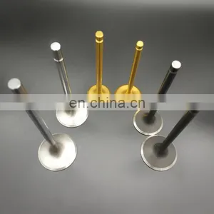 Black Nitride Gold Titanium Engine Valve For Honda Prelude H23A 2.3L NON-VTEC 92-96 in 14711-PT2-000 ex 14721-PT2-000 thumbnail-5