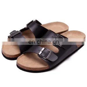 Amazon Hot Sale Men's Summer Outdoor Wear Slippers Cork Drag Wear Large Size Beach Trend Slippers Casual Sandals thumbnail-4