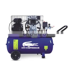 2hp Two Stage Portable 50 Litre Belt Italy Air Compressor thumbnail-1