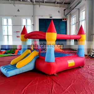 Family Use Crayon Inflatable Nylon Bouncer Residential Inflatable Bounce Castle thumbnail-1