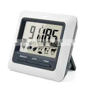 ABS Gray Household Kitchen Direct Measuring Digital Stainless Steel Food Safe Thermometer thumbnail-3