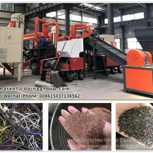 High Separating Rate Copper Cable Granulator Machine thumbnail-4