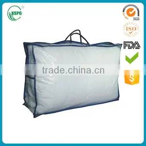 Clear Pvc Zipper Quilt Bag, Pillow Bag With Handle thumbnail-1