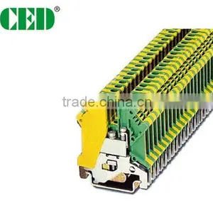 Din Rail Screw Terminal Blocks Connectors With Ground Type thumbnail-1