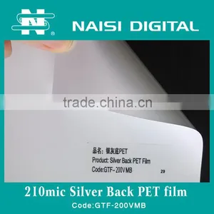 Roll up Media Silver Back PET Film 210mic thumbnail-1