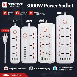 Power Extension With Master Switch Multipe Switch Socket A08 thumbnail-4