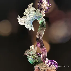 Factory Supply All Kinds of Liuli Crystal Feng Shui Car Interior Hanging Accessories thumbnail-2