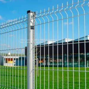 3D Curved Welded Wire Mesh Fence thumbnail-1