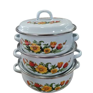 5pcs Vitreous Enamel Pot Enamel Tableware thumbnail-4