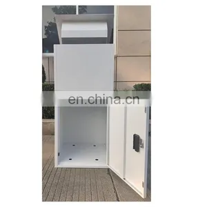 Galvanized Steel Power Coating Free Standing Parcel Drop Box Standing Mail Box thumbnail-2