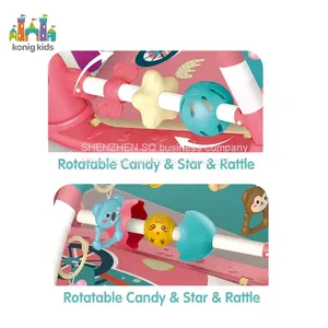 SQ Kids Toys Baby Play Mat Juguetes Para Bebes Learning Sensory Baby Toys Kick and Play Piano Baby Gym thumbnail-2