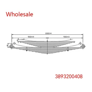 3893200408 Heavy Duty Vehicle Rear Wheel Spring Arm Wholesale For Mercedes Benz thumbnail-1