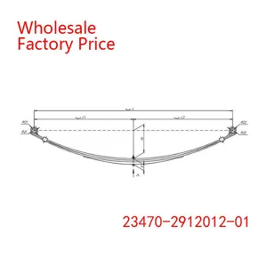 23470-2912012-01 Leaf Spring Set of Heavy Duty Vehicle Wholesale For VIS thumbnail-1
