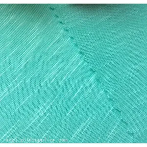 Premium Cotton Slub Single Jersey Knitted Fabric - Natural Textured Feel With Vibrant Color Options at Factory Direct Pricing thumbnail-3