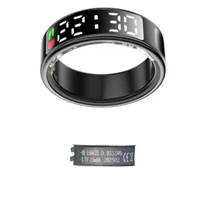 Curved Rechargeable Lithium Polymer Battery Tailor Made for Smart Rings thumbnail-1