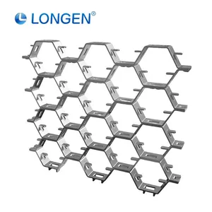 Mild Carbon Steel Turtle Mesh Corrosion-Resistant Hexmetal for Petrochemical Plant Stainless Steel Wire Expanded Mesh Welding thumbnail-1