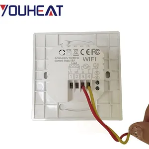 The Latest HY312 Smart Phone Wifi Thermostat Touch Screen Type thumbnail-5