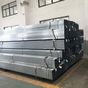 Pre Galvanized Square Steel Pipe Q235B Q355B Hot Dipped Galvanized Square Tube For Building Construction Structure Decoration thumbnail-5