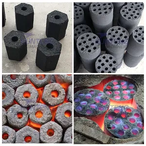 Industrial Porous Biomass Charcoal Forming Machine Coconut Shell Charcoal Powder Forming Machine thumbnail-5