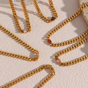 Stainless Steel Jewelry Necklace Supplier Low MOQ DHL FedEx Shipping Reliable Quality thumbnail-5