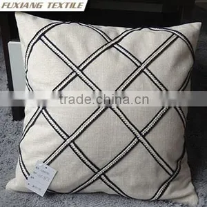 Back Rest Embroidered Decorative American Style Cushion thumbnail-1