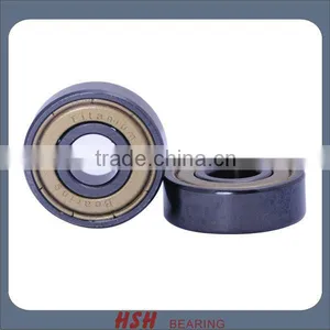 Spin 5 Minutes 20 Seconds Titanium Black 608 Size 8 Bore Nylon Cage Oiled Shield Skate Board Long Board Skating Bearing thumbnail-1