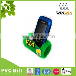 High Quality and Low Price Gifts Hot Selling Pvc Mobile Phone Stand thumbnail-1