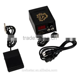 China Factory Price Professional Tattoo Kit 2 x Casting Tattoo Machine + Power Supply + Pedal + Needle + Accessories Bag Etc thumbnail-3