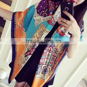 Factory Direct Supply Long China Pashmina Woman Printed Scarf thumbnail-2