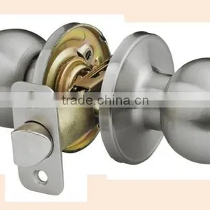 Tubular Knobset KY587BK-SC thumbnail-2