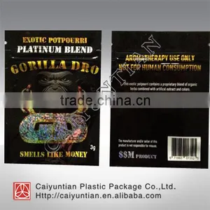 4g Darkness Plastic Herbal Incense Bag thumbnail-3