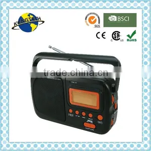 Best Design Multiband AM FM Digital Clock Portable Radio thumbnail-1