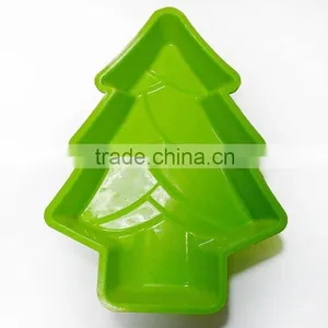 China Supplier Hot Sale Food Grade Christmas Tree Shaped Silicone Baking Cake Moulds thumbnail-2