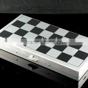 Folding Plastic Chess Board Set thumbnail-1