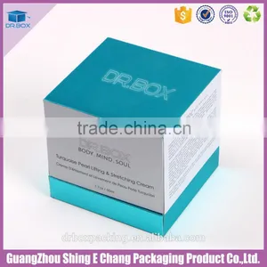 Inside the Plastic Holder Silver Cardboard Recycled Cosmetic Boxes thumbnail-2