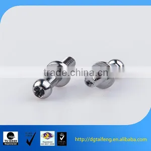Nickel Plated Custom Stainless Steel Ball Head Screw thumbnail-3