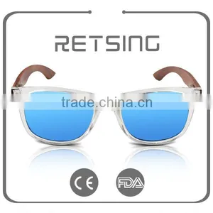 Elegent New Style PC Colorful Designer Polarized Wood Sunglasses thumbnail-5