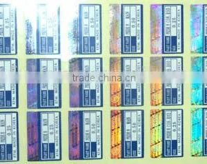 Printed Hologram Sticker Label thumbnail-1