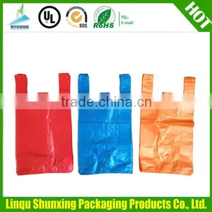 8g Custom Biodegradable High Quality Cheap Plastic Shopping t Shirt Packaging Bag Wholesale thumbnail-4