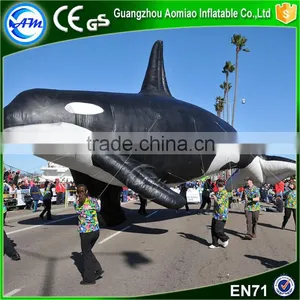 Hot Sale Inflatables Inflatable Blue Whale Giant Inflatable Whale for Parade Supplier's Choice thumbnail-1