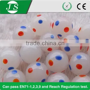 China Decorative Solid Dot Glass Marble Balls for Garden and Craft thumbnail-1