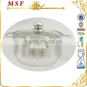 Belly Shape Mirror Line Exterior Pots Stainless Steel Cooking Pot thumbnail-1