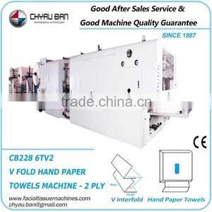 Gluing Laminate Branded Name V Folding Hand Paper Towel Machinery thumbnail-1