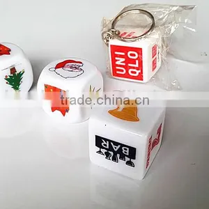 2.5CM Plastic Custom Printing Dice thumbnail-2