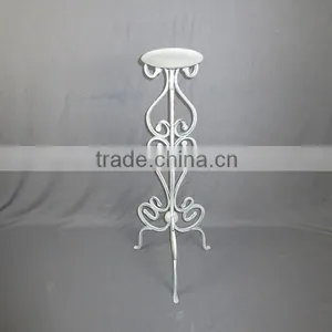 Newest Home Decoration Molded Antique Wrought Iron Candle Holders thumbnail-1