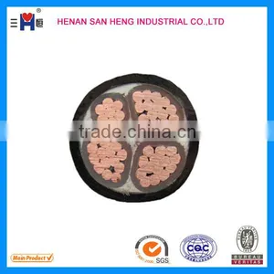 Aluminum / Copper Conductor XLPE Insulated Steel Wire Armoured PVC Sheathed Power Cable thumbnail-3