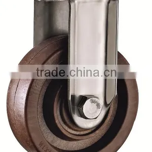 Stainless Steel Hollow Rivet Fork Medium Duty Casters thumbnail-4