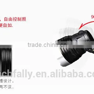 2015 China Wholesale Best Sell Outdoor Plastic And Aluminum Led Headlamp With Rechargeable Function T6 Led Headlamp thumbnail-4