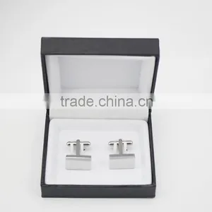 Fashion 316L Stainless Steel Factory Wholesale Cufflink With Box thumbnail-1